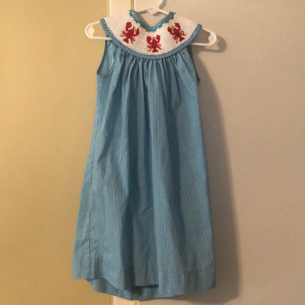 Smocked lobster dress size 24 months